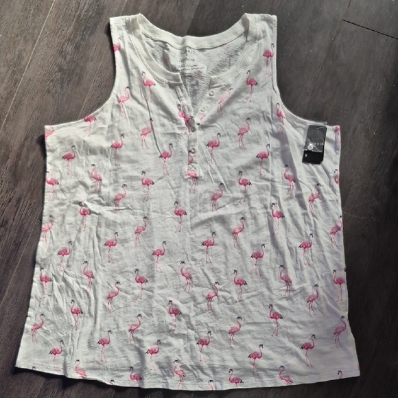 torrid Tops - TORRID- PINK FLAMINGOS TANK